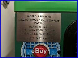 Teenage Mutant Ninja Turtles Pinball Machine by Data East