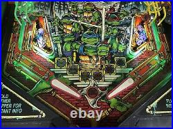 Teenage Mutant Ninja Turtles Pinball Machine by Data East FREE SHIPPING