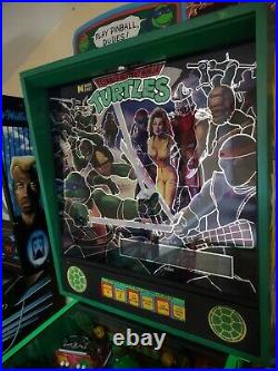 Teenage Mutant Ninja Turtles Pinball Machine by Data East. Lots of mods