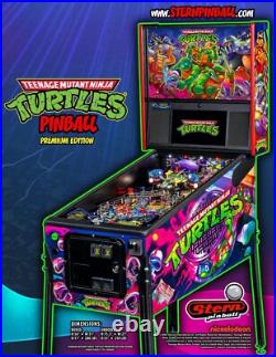 Teenage Mutant Ninja Turtles Premium Pinball Machine! Tmnt! Cowabunga Dude