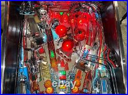 Terminator 2 Pinball Machine Williams 1991 LEDS Free Ship Orange County Pinballs