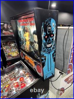 Terminator 2 Pinball Machine Williams 1991 Orange County Pinballs FREE SHIP