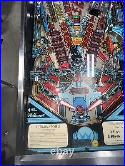 Terminator 2 Pinball Machine by Williams LED Arnold Schwarzenegger Free Shipping