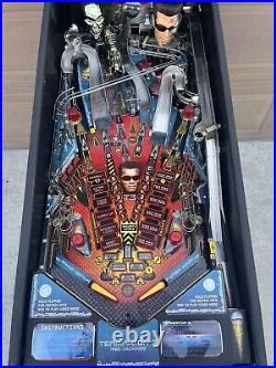 Terminator 3 Rise Of The Machines T3 Pinball Machine With LEDs Great Condition
