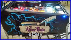 The Addams Family Pinball Machine by Bally 1992 with LED upgrade Adams