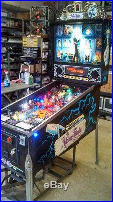 The Addams Family Pinball Machine by Bally 1992 with LED upgrade Adams