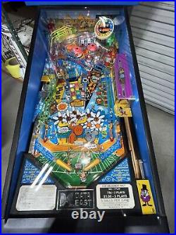 The Adventures of Rocky and Bullwinkle Data East 1993 Pinball Machine Free Ship
