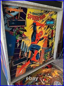 The Amazing Spiderman Pinball Machine 1980 Gottlieb