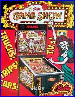 The Bally Game Show 1990 Pinball Machine Professional LEDs Fully Refurbished