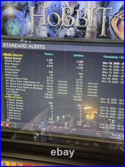 The Hobbit Smaug Edition Pinball Machine Jersey Jack Orange County Pinballs