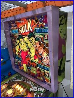 The Incredible Hulk By Gottlieb 1979 Original Pinball Machine Free Shipping