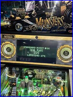 The Munsters Limited Edition Pinball Machine Stern Orange County Pinballs