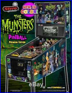 The Munsters Premium Edition Color Pinball Machine New Stern
