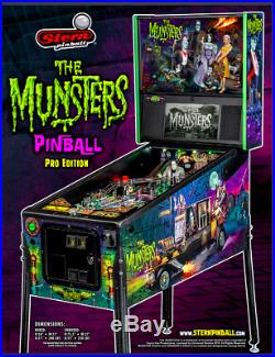 The Munsters Pro Edition Pinball Machine By Stern Pinball New Ready To Ship
