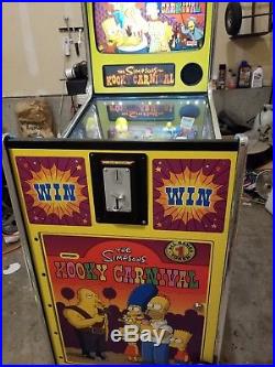The Simpsons Kooky Carnival redemption game, nice condition, new led bulbs