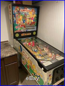 The Simpsons Pinball Machine Data East 1990