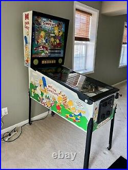 The Simpsons Pinball Machine by Data East'90