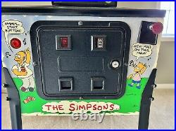 The Simpsons Pinball Machine by Data East'90