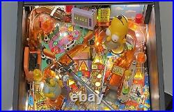 The Simpsons Pinball Party Machine Stern Dlr Stern Techs Leds Great Shape 2003