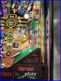 The Sopranos Pinball Machine Stern 2005 Orange County Pinballs FREE SHIPPING