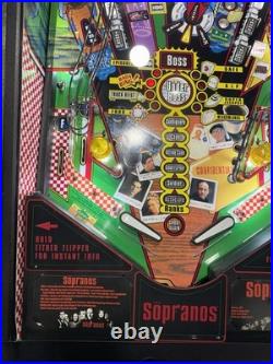 The Sopranos Pinball Machine Stern 2005 Orange County Pinballs FREE SHIPPING
