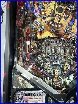 The Walking Dead Limited Edition Pinball Stern Free Shipping 1 of 600 Topper Mod