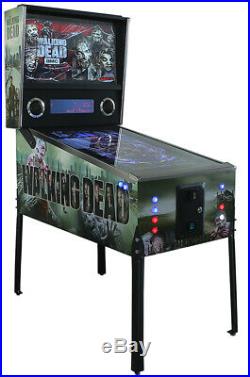 The Walking Dead Visual Pinball Machine Limited Collectible With 42 LED Screen