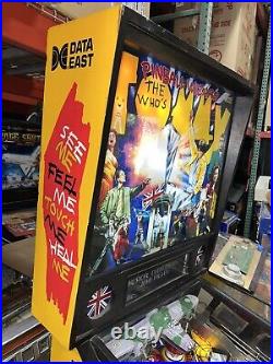 The Who's Tommy Data East 1994 LEDs Free Ship Pinball Machine