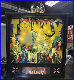 The Who's Tommy Pinball Wizard Machine Fully Refurbished Leds Topper Stunning