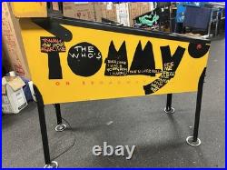 The Who's Tommy Pinball Wizard Machine Fully Refurbished Leds Topper Stunning
