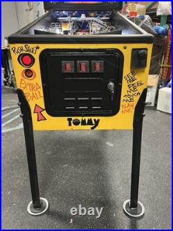 The Who's Tommy Pinball Wizard Machine Fully Refurbished Leds Topper Stunning