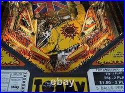 The Who's Tommy Pinball Wizard Tommy On Broadway Data East 1994 Pinball