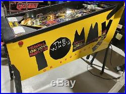 The Whos Tommy Pinball Machine By Data East LEDs Collectible