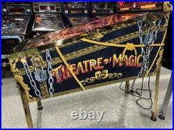 Theatre Of Magic Pinball Machine Bally Orange County Pinballs High End Restore