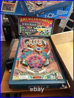 Tomy American Electronic Pinball Machine WITH Original Box