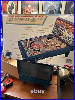 Tomy American Electronic Pinball Machine WITH Original Box