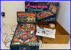 Tomy American Electronic Pinball Machine WITH Original Box READ AS IS