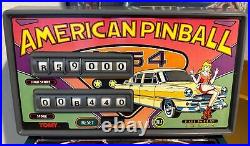 Tomy American Electronic Pinball Machine WITH Original Box READ AS IS