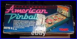 Tomy American Electronic Pinball Machine with Original Box AS IS UNTESTED 69p Tomy American Electronic Pinball Machine with Original Box AS IS UNTESTED 69p