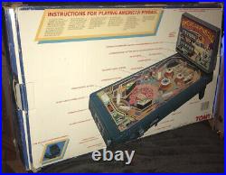 Tomy American Pinball With Original Box Works! Read Desc