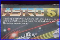 Tomy Astro Shooter Electronic Tabletop Pinball Machine New Open Box TESTED