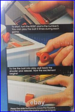 Tomy Astro Shooter Electronic Tabletop Pinball Machine New Open Box TESTED