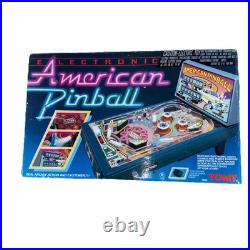 Tomy Electronic American Pinball Machine VTG New Tomy Electronic American Pinball Machine VTG New