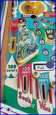 Trade Winds Pinball Machine (Williams) 1962