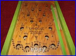 Triggie Springless Automatic Pinball by Gustave Rhodey Baltimore MD table top