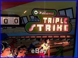 Triple Strike Pinball Machine by Williams-FREE SHIPPING