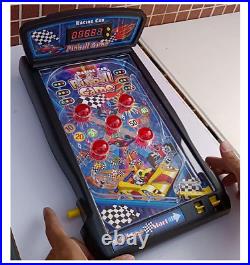 Trisquirrel Pinball Machine, Electronic Tabletop Pinball Game, 16.5 Inch Tabl