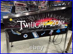 Twilight Zone Pinball Machine Bally 1993 LEDs Free Ship Orange County Pinballs