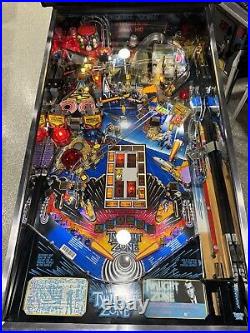 Twilight Zone Pinball Machine Bally 1993 LEDs Free Ship Orange County Pinballs