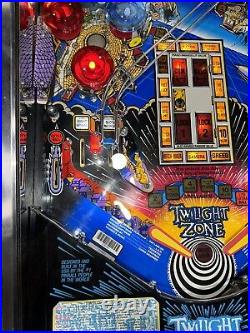 Twilight Zone Pinball Machine Bally 1993 LEDs Free Ship Orange County Pinballs